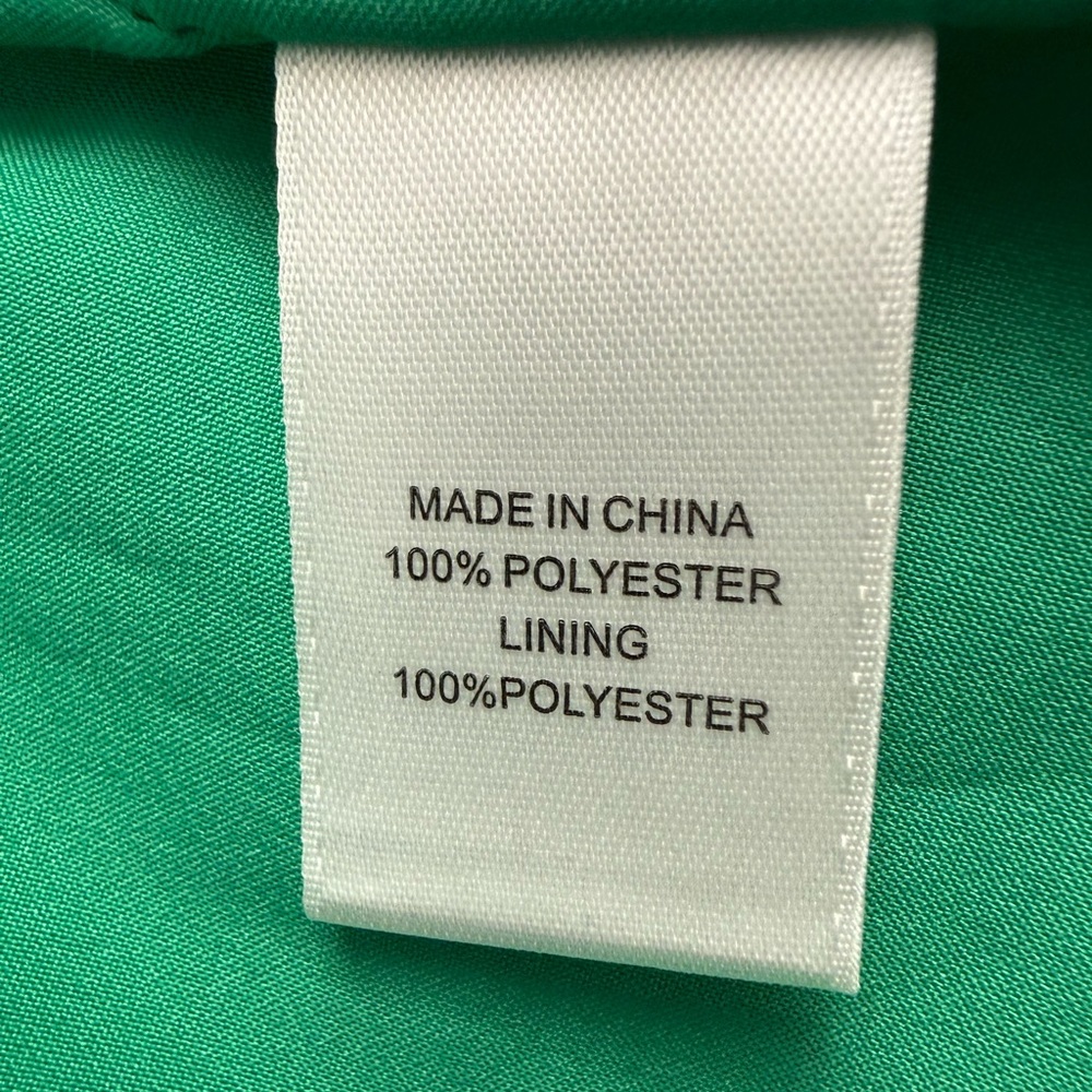 CeCe Elegant Emerald Green Ruffle Hem Shift Dress Size 0 - Picture 8 of 9